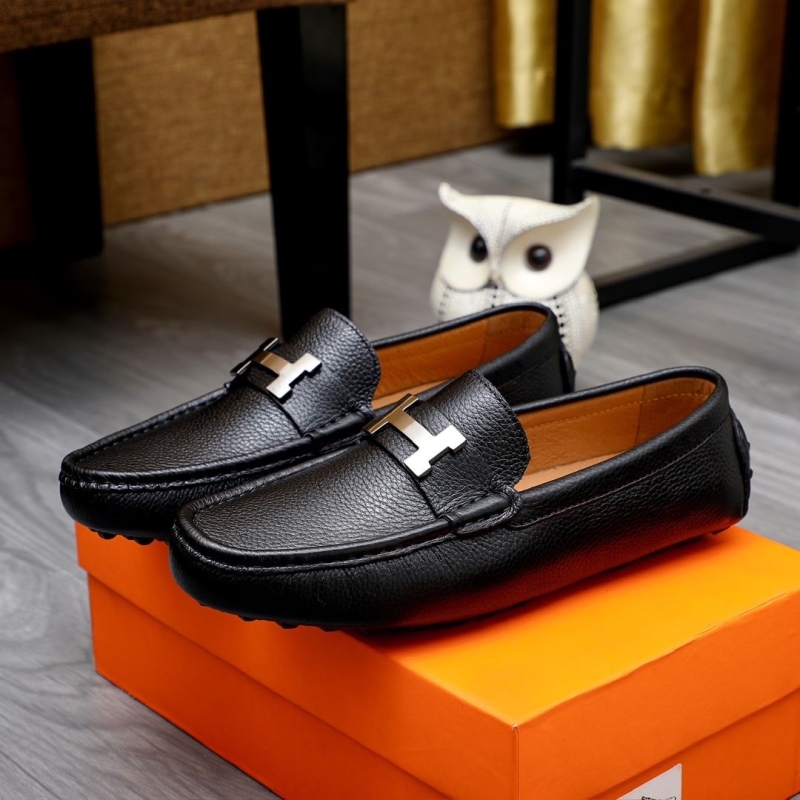H**mes leather shoes